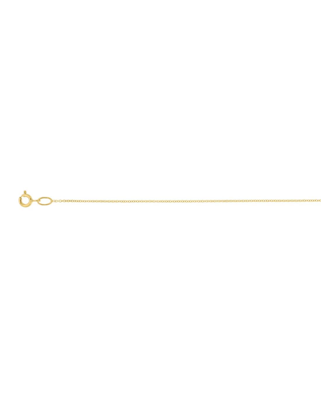 9CT Y/G OVAL NKLT 1.00mm/45cm